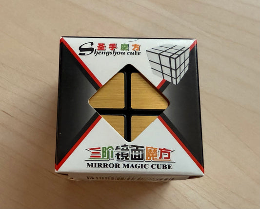 ShengShou Mirror Magic Cube 3x3 - Gold